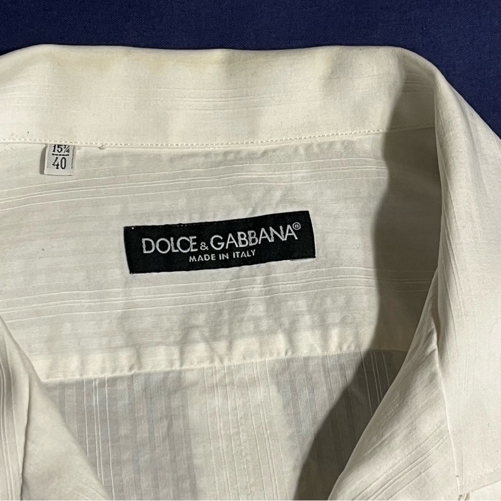 Dolce & Gabbana camp collar white shirt - Picture 6 of 6